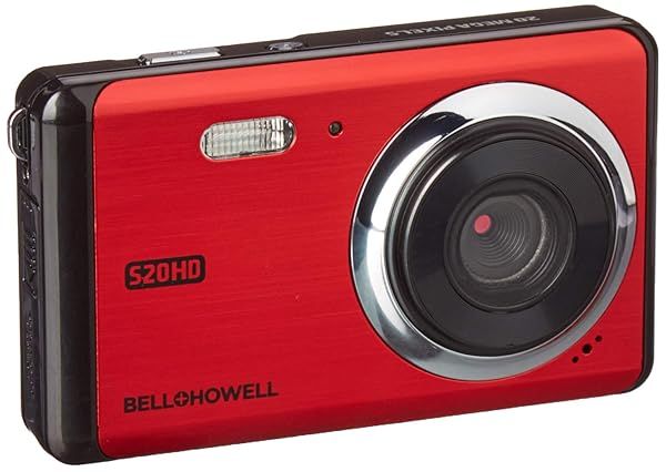 "Bell+Howell 20MP Digital Camera with 1080p HD Video & 3" LCD - Red S20HD-R Review & Features"
