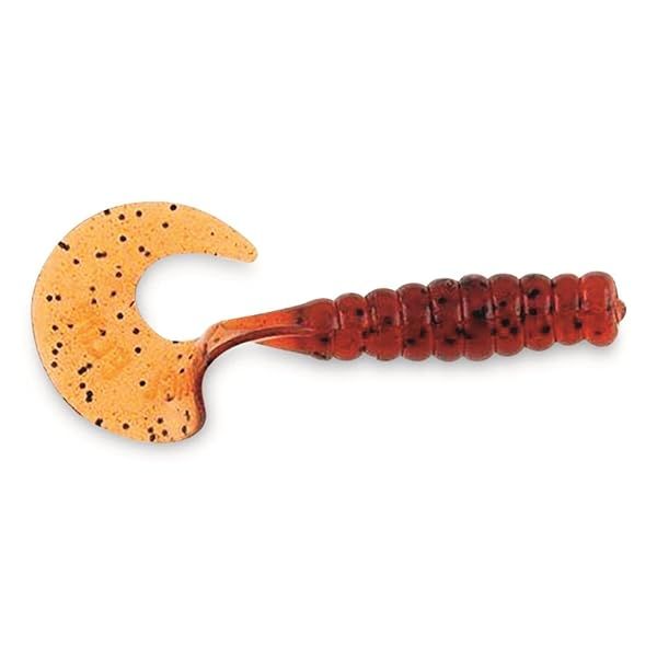 Berkley PowerBait Power Grubs: Irresistible Pumpkinseed Bait for Bass, Walleye & Trout Fishing