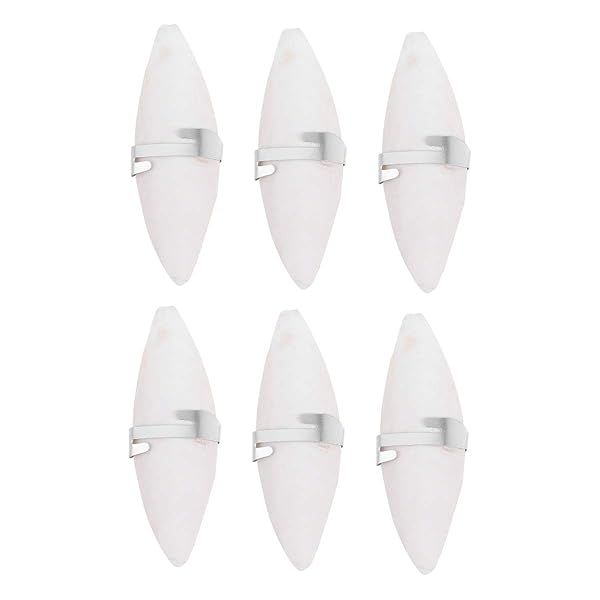 Natural Bird Cuttlebone for Parakeets & Cockatiels - 6 Pack Chewing Bone with Metal Holder for Sharp Beaks