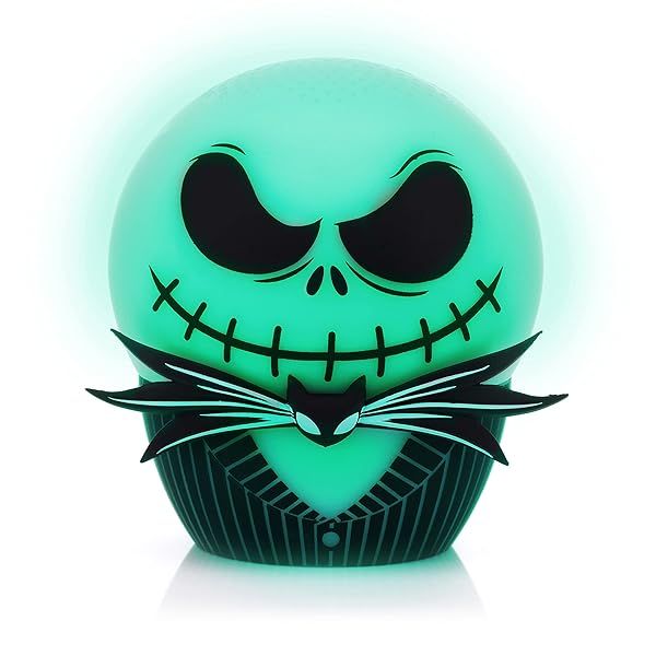 Bitty Boomers Disney Jack Skellington Mini Bluetooth Speaker - Glow in the Dark Nightmare Before Christmas