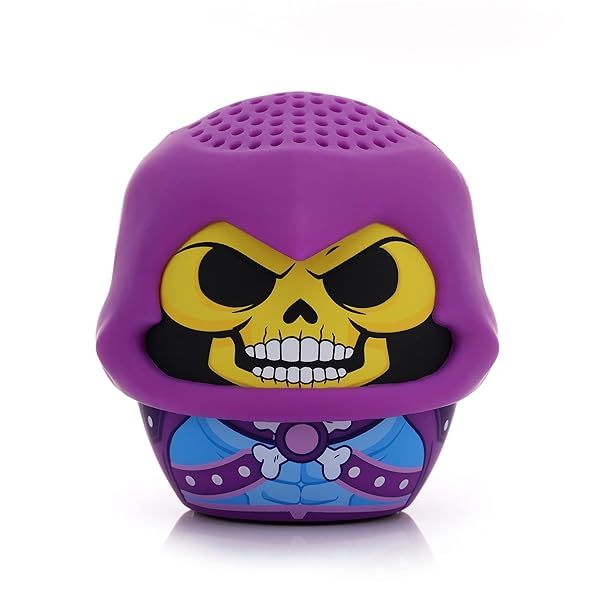 Bitty Boomers Skeletor Mini Bluetooth Speaker - Masters of The Universe Revelation, Colorful & Compact!