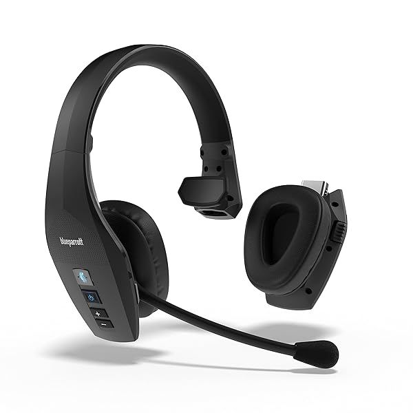 BlueParrott S650-XT Bluetooth Headset: 2-in-1 Stereo/Mono, Noise Cancellation, IP54 Protection
