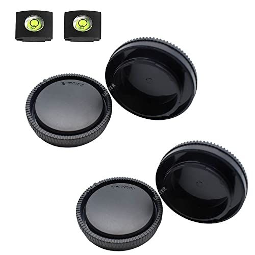 Body Cap & Rear Lens Cover for Sony Alpha A6000 Series, A7R IV, ZV-E10, FX3 - Protect Your Camera Gear!