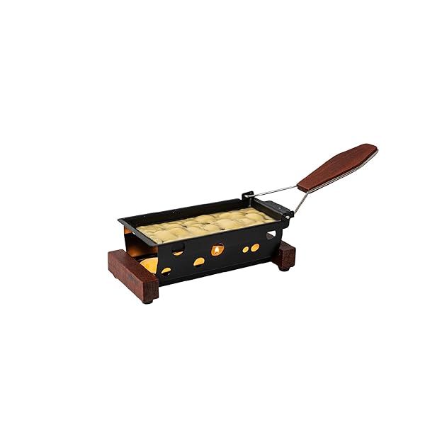 Boska Raclette Grilling Set - Portable Non-Stick Partyclette for Cheese, Meat & Veggies - Perfect Wedding Registry Item
