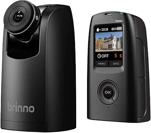 Brinno TLC300 Time Lapse Camera: HDR FHD1080P for Outdoor & Indoor Use - Perfect for Construction Projects!