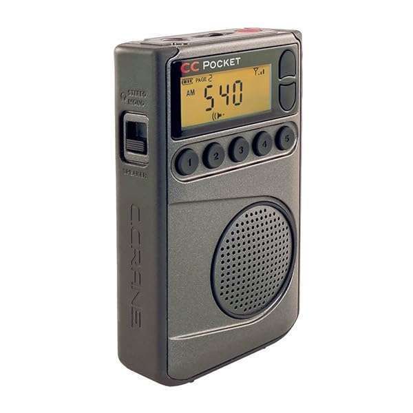 Buy C. Crane CC Pocket AM FM NOAA Weather Radio - Clock & Sleep Timer Included