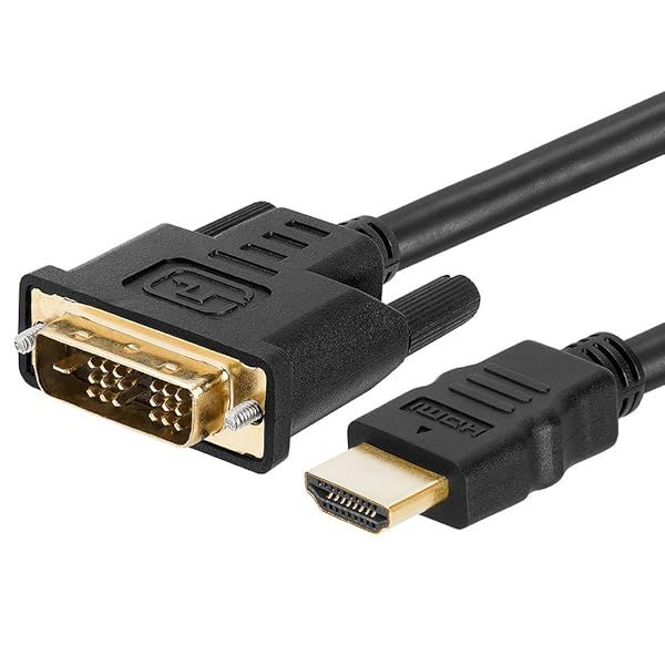 CMPLE 10ft HDMI to DVI Adapter Cable - Bi-Directional High Speed for PC, Laptop, HDTV & Projector