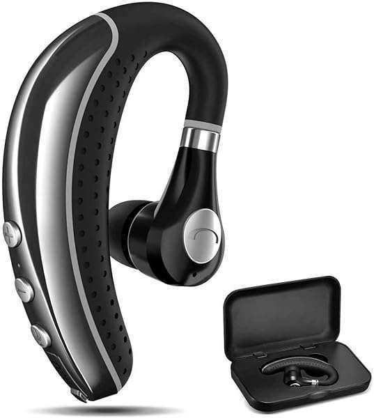 COMEXION Bluetooth Headset V5.0: Wireless Noise-Canceling Earpiece for Business, Driving & Meetings