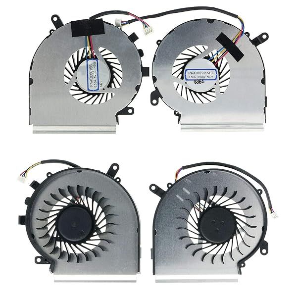 4-Pin CPU & GPU Cooling Fan Replacement for MSI GV62, PE62VR Series - Fast Shipping!