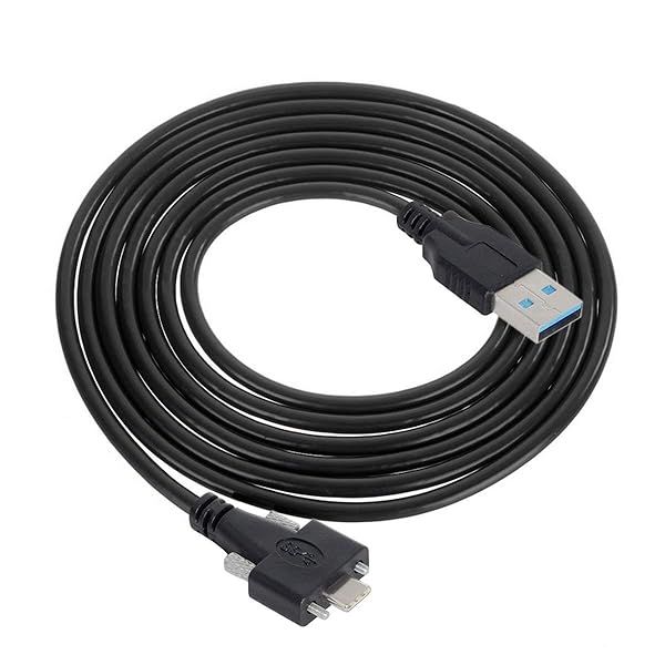 Cablecc USB 3.1 Type-C Dual Screw Locking to Standard USB3.0 Data Cable 3m Panel Mount Type