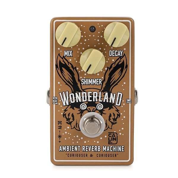Caline CP-508 Wonderland: Premium Ambient Modulated Digital Reverb Pedal for Guitar - Durable Aluminum Alloy Design