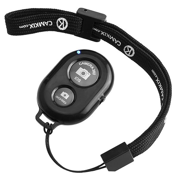 CamKix Bluetooth Camera Shutter Remote: Capture Stunning Photos & Videos Hands-Free on iOS & Android Devices