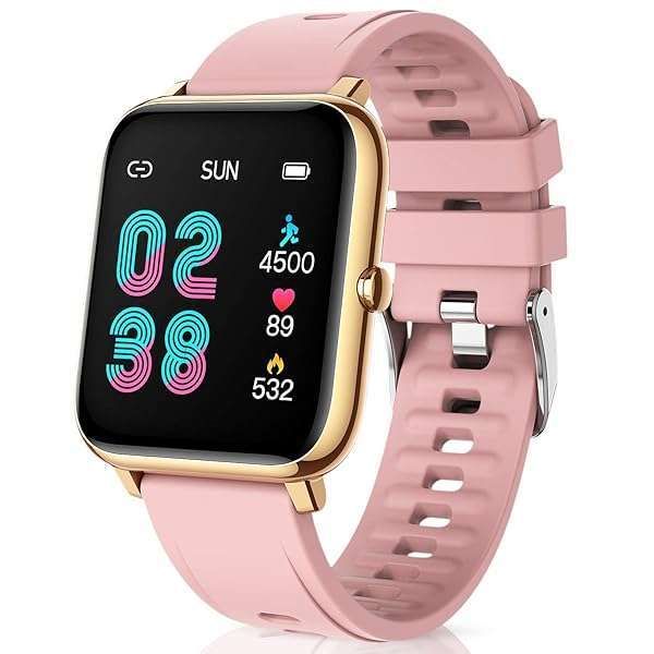 CanMixs Smart Watch: Waterproof Fitness Tracker for Android & iOS - Heart Rate, Blood Oxygen, Sleep Monitor, Touch Screen