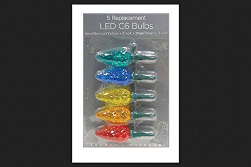 Buy Celebrations 11200-71 C6 LED Replacement Bulbs - Multi Color & Brightness for Festive Decor