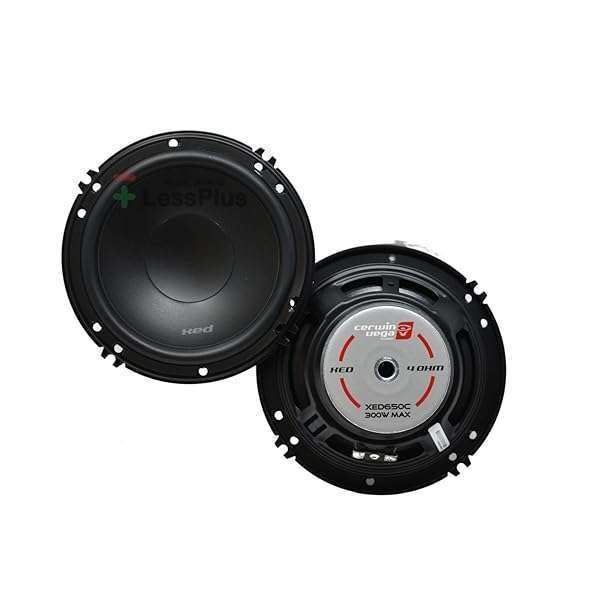 "Upgrade Your Car Audio with Cerwin Vega XED650C 6.5" 300W 2-Way Component Speakers"