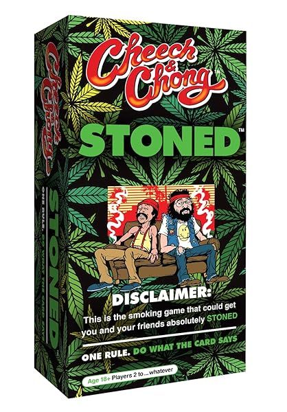 Cheech & Chong Stoned Card Game: Ultimate Fun for Stoners - Play, Chill, and Enjoy Munchies! 18+ Only