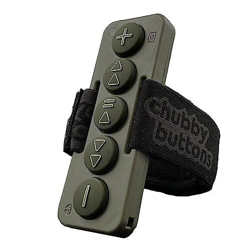 Chubby Buttons 2: Wearable Bluetooth 5.2 Remote for iPhone & Android - Ultimate Control!