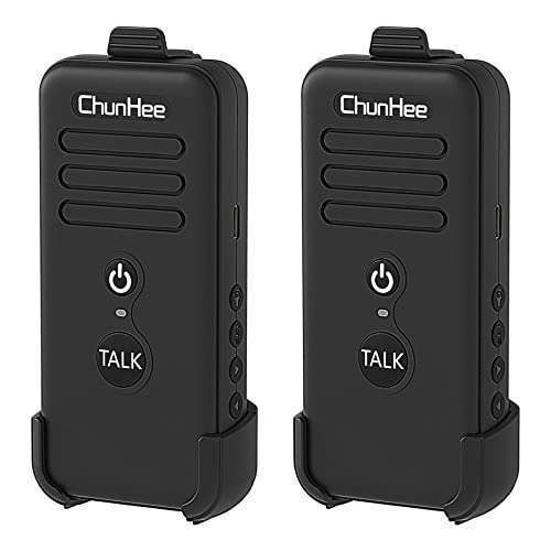 ChunHee Wireless Intercom for Home: 16-Channel Caregiver System, 1640ft Range, Portable Two-Way Communication for Elderly