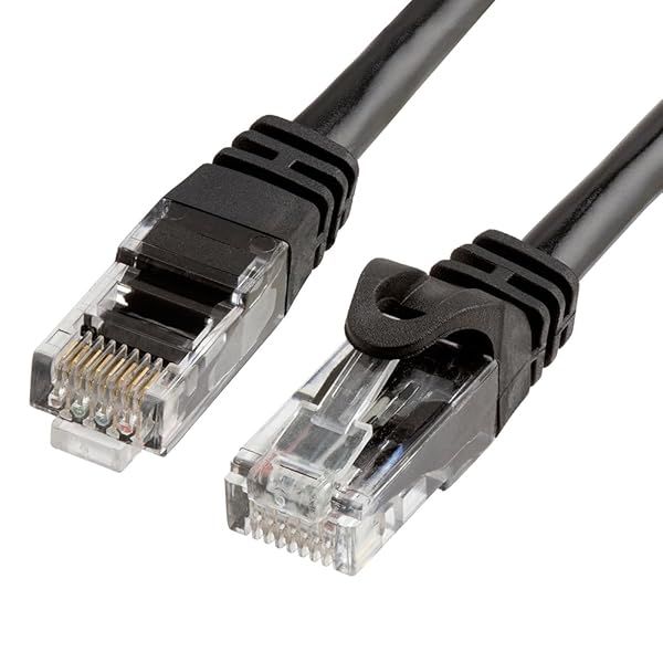 Cmple Cat 6 Ethernet Cable 1.5ft - 10Gbps LAN Cable for Gaming, Computers, Modems & More
