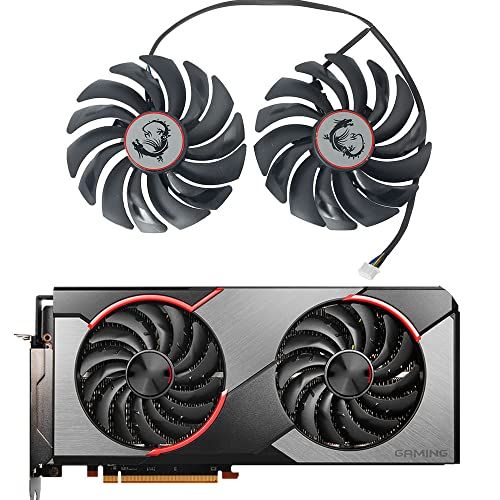 Coolerage 95mm 4 Pin DC12V Fans for MSI RX5600/5700 XT - High-Performance GPU Cooling Solution