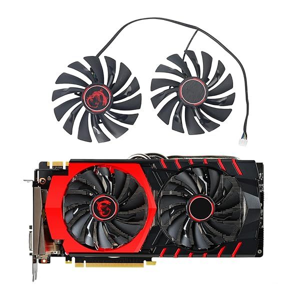 Coolerage PLD10010S12HH GPU Fans for MSI GTX 1060/1070/1080 Ti & RTX 2070/3060/3070 - Upgrade Your Gaming Performance!