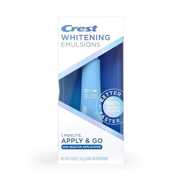 Achieve a Brighter Smile with Crest Whitening Emulsions On-the-Go Teeth Whitening Gel Pen - 0.35 Oz