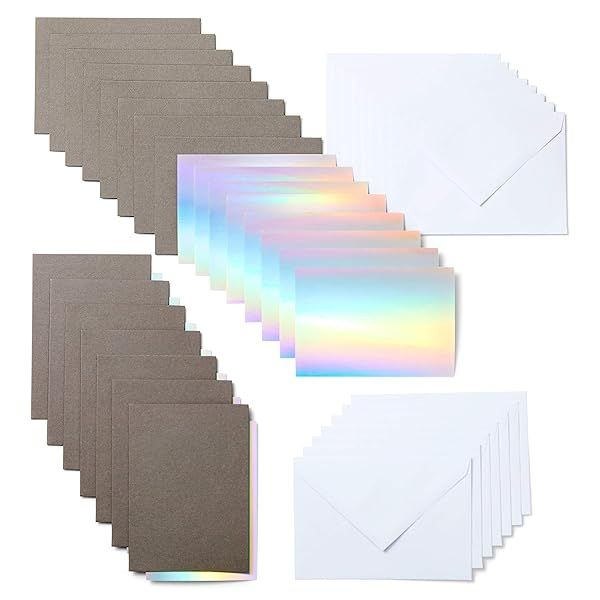 Buy Cricut Joy Insert Cards - Small Gray/Silver Holographic for Stunning Crafts