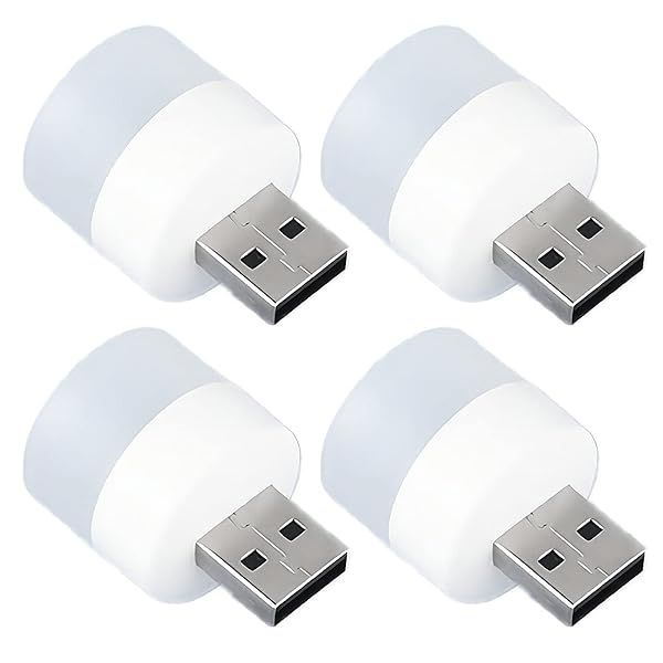 Flexible Mini USB LED Night Light - Portable Ambient Light for Reading, Sleep & Outdoor Use (4 Warm Light Options)