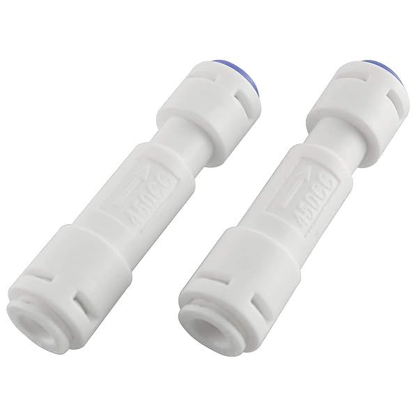 "DGZZI 2PCS 1/4" 450CC Flow Restrictor with Quick Connect for RO Systems - Enhance Water Purity"