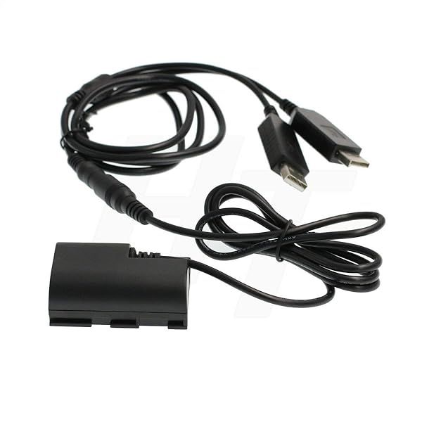 DR-E6 DC Coupler & Dual USB Adapter for Canon EOS 5DS, 5D Mark IV, 60D, 70D, 7D - Power Your DSLR Effortlessly