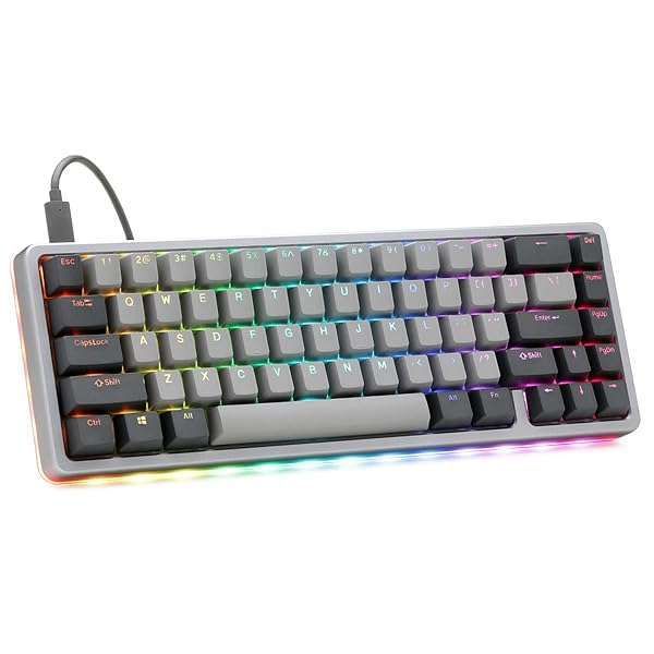 DROP ALT 65% Mechanical Gaming Keyboard - Hot-Swap, RGB, PBT, USB-C, Cherry MX Blue - Ultimate Performance & Style