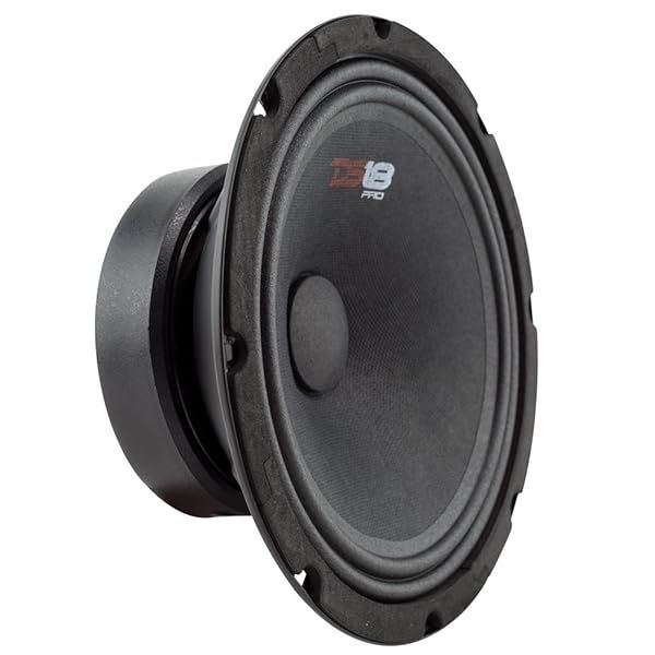 "DS18 PRO-GM8SE 8" Loudspeaker - 480W Max, Premium Car Audio Midrange Speaker for Superior Truck Stereo Sound"