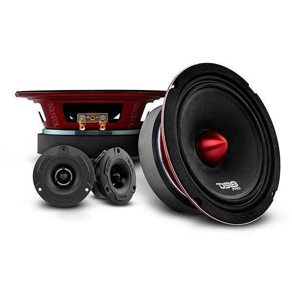 "DS18 PRO-X6.4BMPK: Complete 6.5" Midrange & 1" Tweeter Package for Car/Truck Stereo Upgrade"