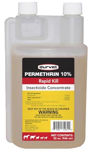 Buy DURVET 2253432 Permethrin EC 10% Concentrate - 32 Ounces for Effective Pest Control