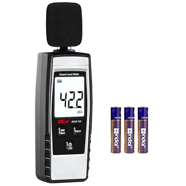 Handheld Decibel Meter 30-130dB: Accurate Sound Level Reader & Noise Monitoring Tool