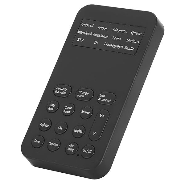 Demeras 8 Sound Effects & 12 Voice Beautification Sound Card for Mobile & PC - Enhance Your Audio Experience!