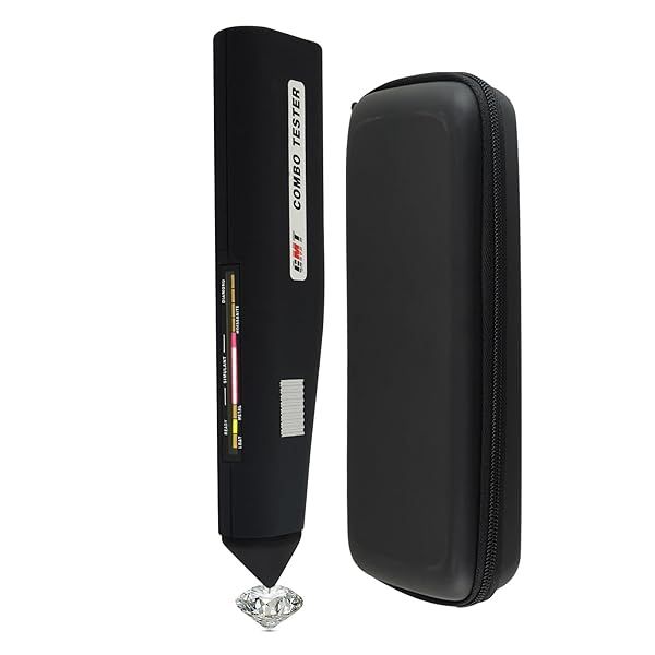 Professional Diamond & Moissanite Tester Combo with Audible Alarm - Accurate Diamond Detector Tool