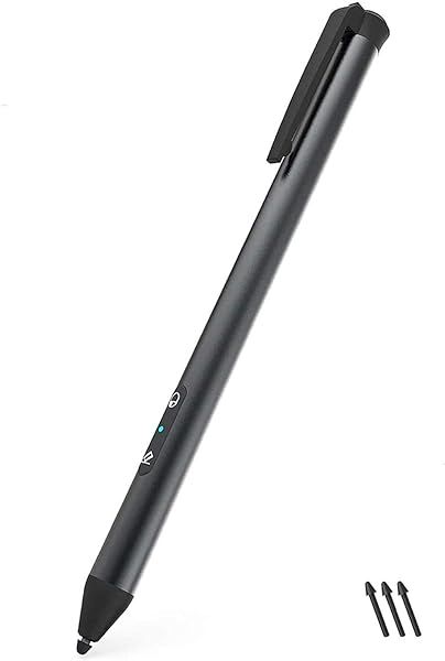 Microsoft Certified Digital Pen - 4096 Pressure Levels, Rechargeable, Palm Rejection, Compatible with Surface & More