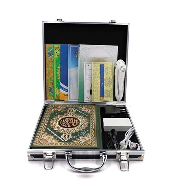 Digital Qur'an Pen Reader - 8GB Tajweed Quran Player in Silver | Word for Word M9 Size