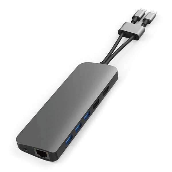 TOTU 9-in-1 USB C Docking Station: Triple Display, Dual 4K HDMI, 100W PD for MacBook Pro & Type-C Laptops