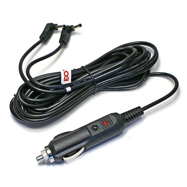 EDO Tech 11' Car Charger for Philips Dual Screen DVD Players - Compatible with Pet9402/37, Pd7012/37 & More