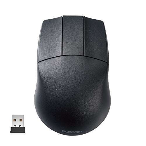 ELECOM Wireless 2.4GHz 3D-CAD Mouse - No Scroll Wheel, 600/1200 DPI, Smooth Optical Tracking for Windows/Mac