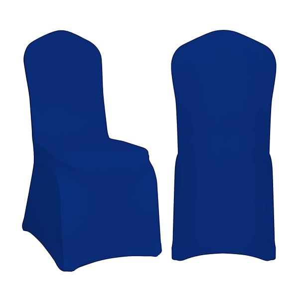 EMART 20PCS Royal Blue Spandex Chair Covers - Perfect for Weddings, Parties & Banquets | Universal Stretch Slipcovers