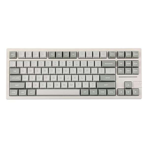 EPOMAKER x Feker Galaxy80: Wireless Mechanical Gaming Keyboard - Hot Swappable, Gasket-Mounted, BT5.0, Marble White Switch