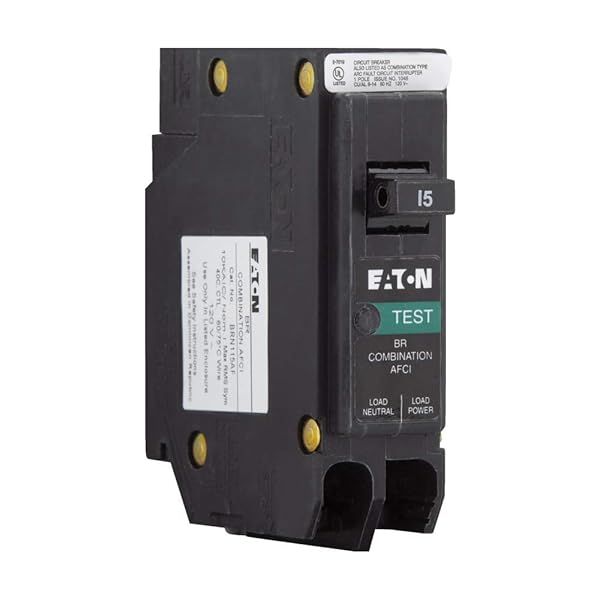 Buy Eaton BRN115AF Br Combo AFCI 15A 1P 10KAIC Pigtail - Reliable Circuit Breaker for Safety
