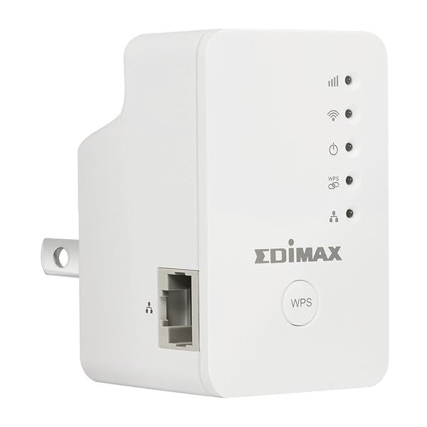 Edimax EW-7438RPn Mini N300 Wi-Fi Range Extender: Boost Your Signal with Compact Design & Ethernet Port