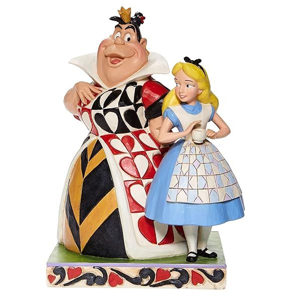 Enesco Disney Traditions Jim Shore Alice in Wonderland Queen of Hearts Figurine - 8.25 Inch Multicolor Collectible