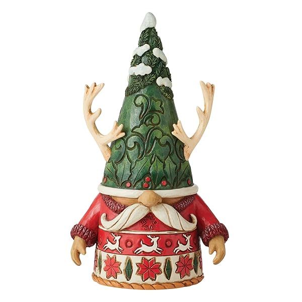 Shop Enesco Jim Shore Heartwood Creek Reindeer Gnome Figurine - 6.5 Inch Multicolor Collectible