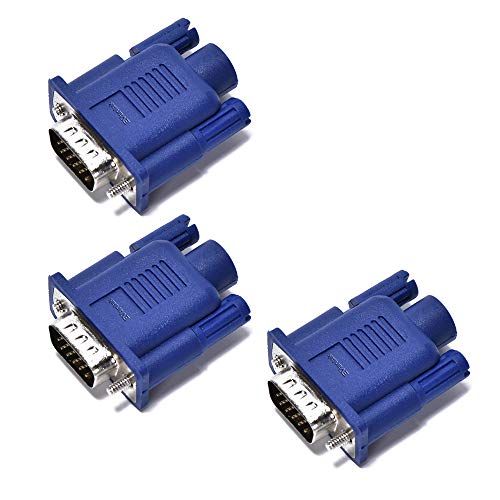 VGA Dummy Plug 3-Pack: Headless Ghost Emulator for 1080p@60Hz - Stable Performance & Easy OS Boot