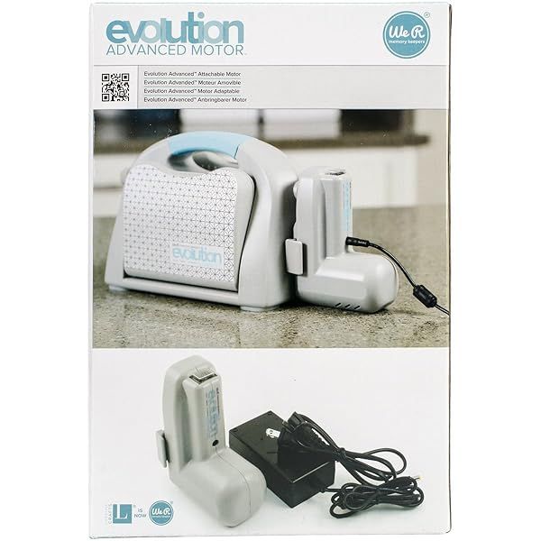 Evolution Advanced Die-Cutting & Embossing Machine by We R Memory Keepers - Removable Motor for Crafting